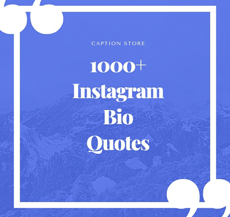 Instagram Bio Quotes Ideas