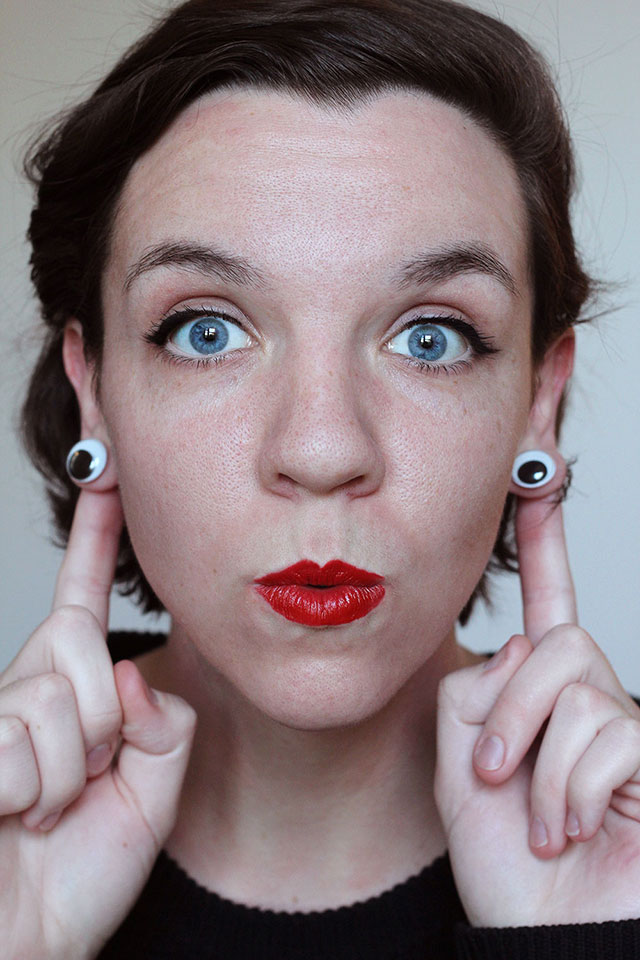 Pop your extra peepers with these DIY googly eye earrings!