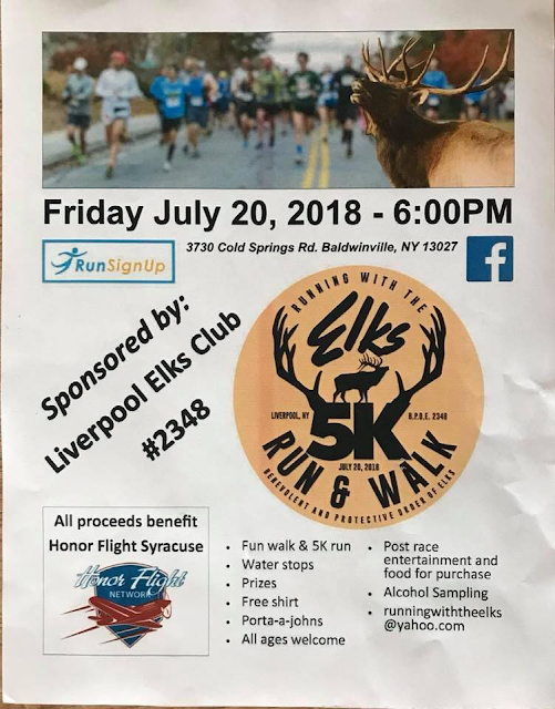 BPOE Central District 6300 BPOE 2348 ( Liverpool NY ) Elks 5K Run & Walk