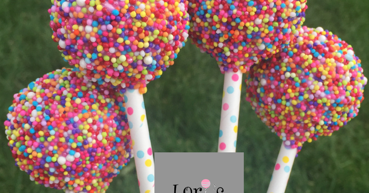 Lori's Lollicakes Sprinkle cake pops