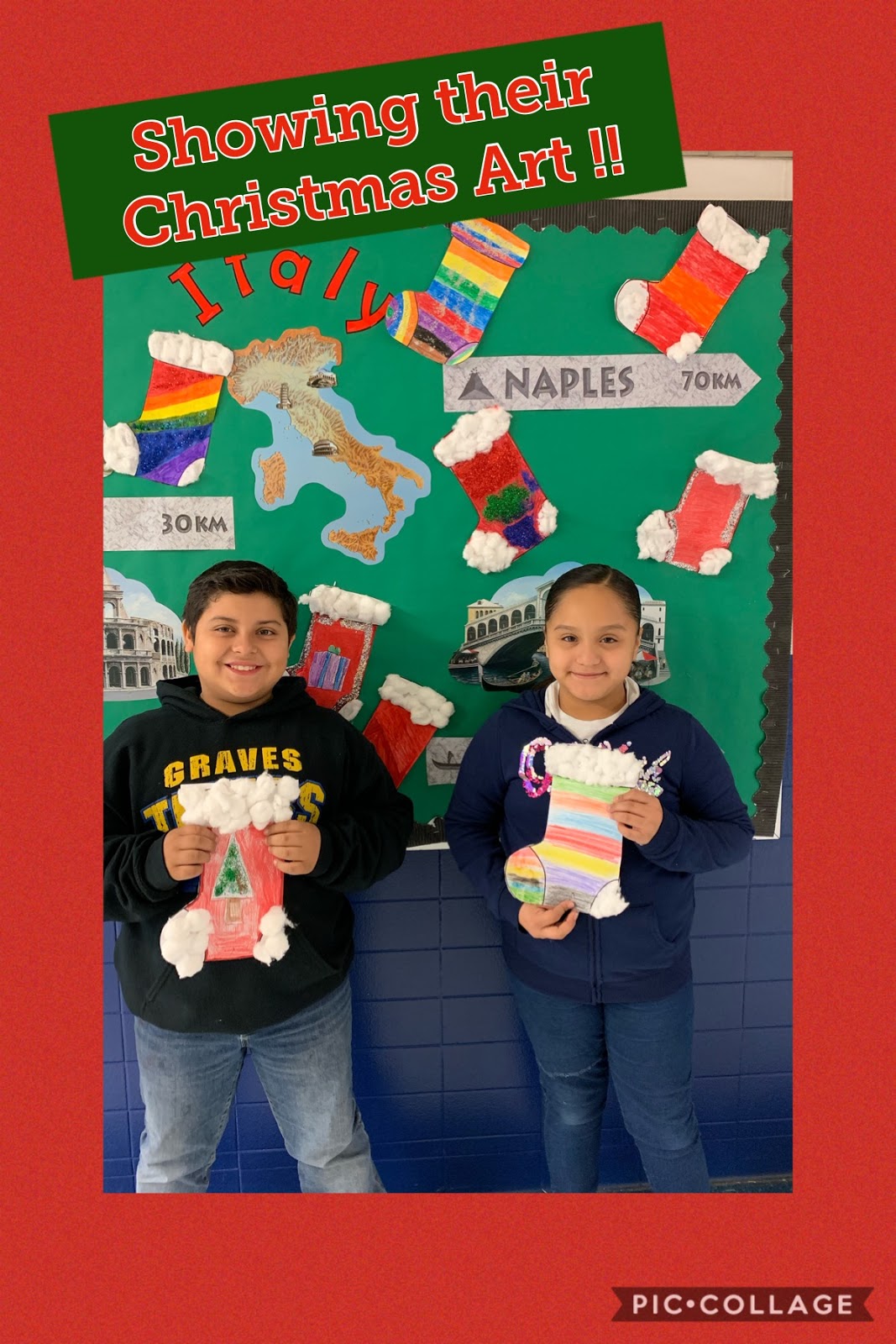 Eagle Pass ISD - iVision: Tigers Christmas Art