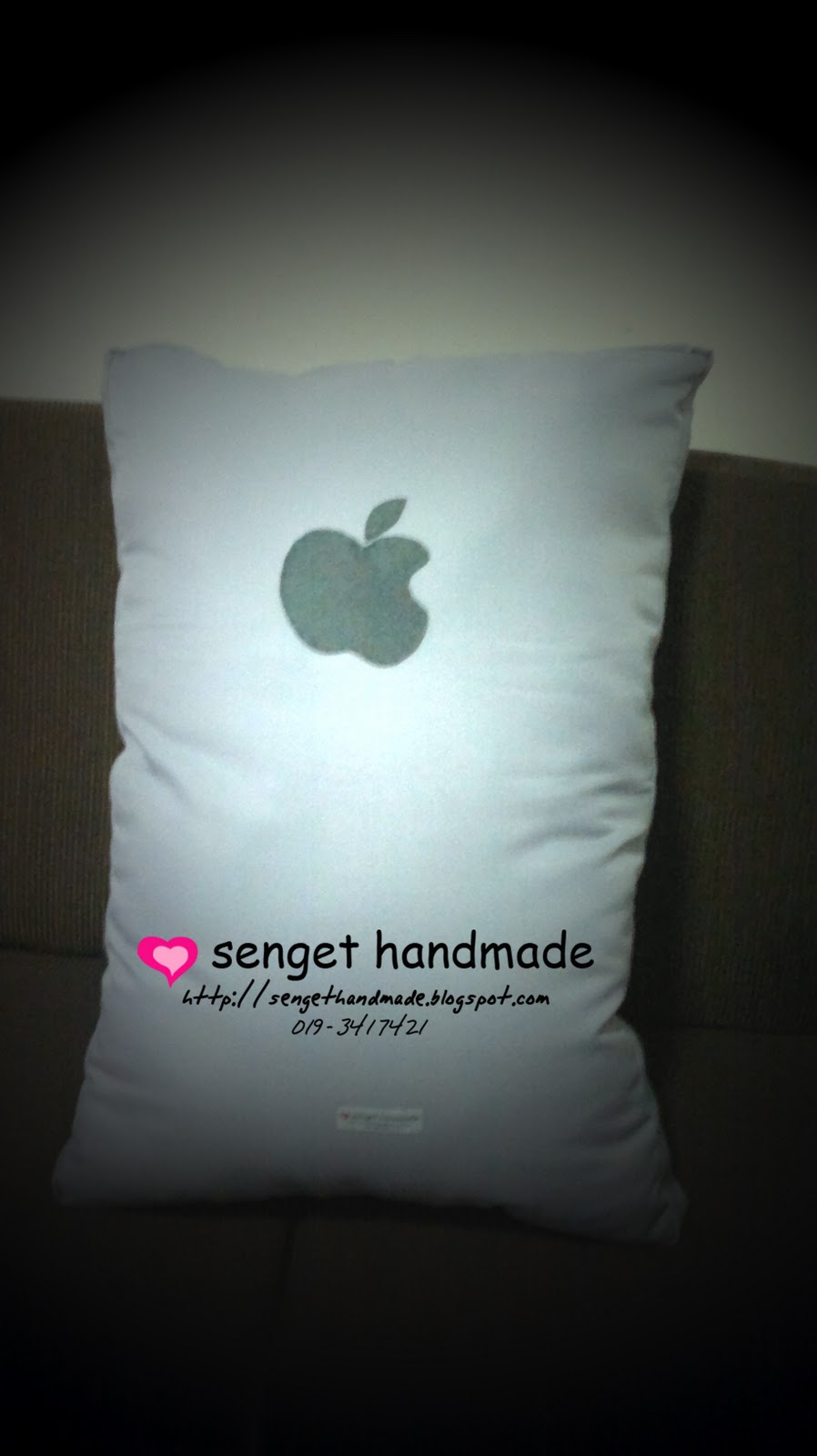 Iphone Pillow... .S.E.N.G.E.T. handmade
