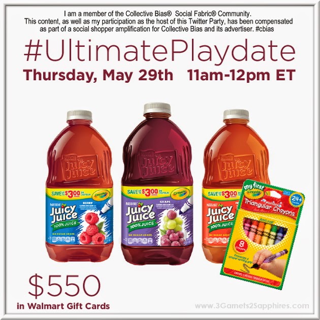 Juicy Juice #UltimatePlaydate Twitter Party - Thursday (5/29) 11am EST #shop #SoFabChats