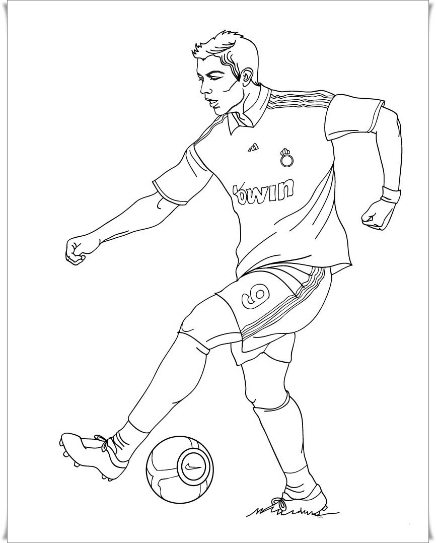 Ausmalbilder zum Ausdrucken: Ausmalbilder Fußball