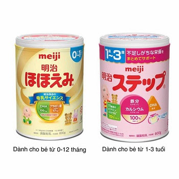 Sữa Nhật cho bé Meiji
