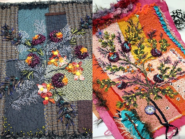 Embroidery Suspended Gardens by Facilececile