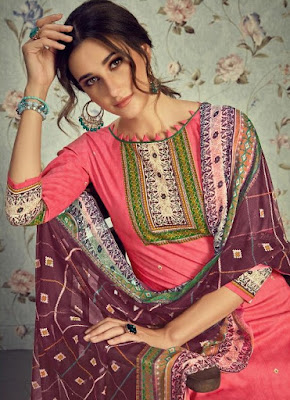 Lawn Cotton Suits wholesale price | Harshit Sejal catalog