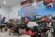 Bantu Ketersediaan Darah Di PMI Jember, Prajurit TNI Gelar Donor Darah