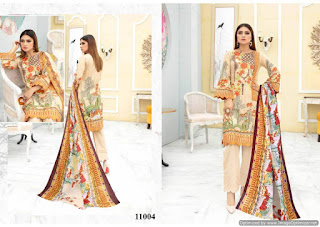 Iris vol 11 Pakistani Karachi Print Dress Material