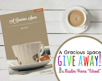 A gracious space fall giveaway from a muslim homeschool