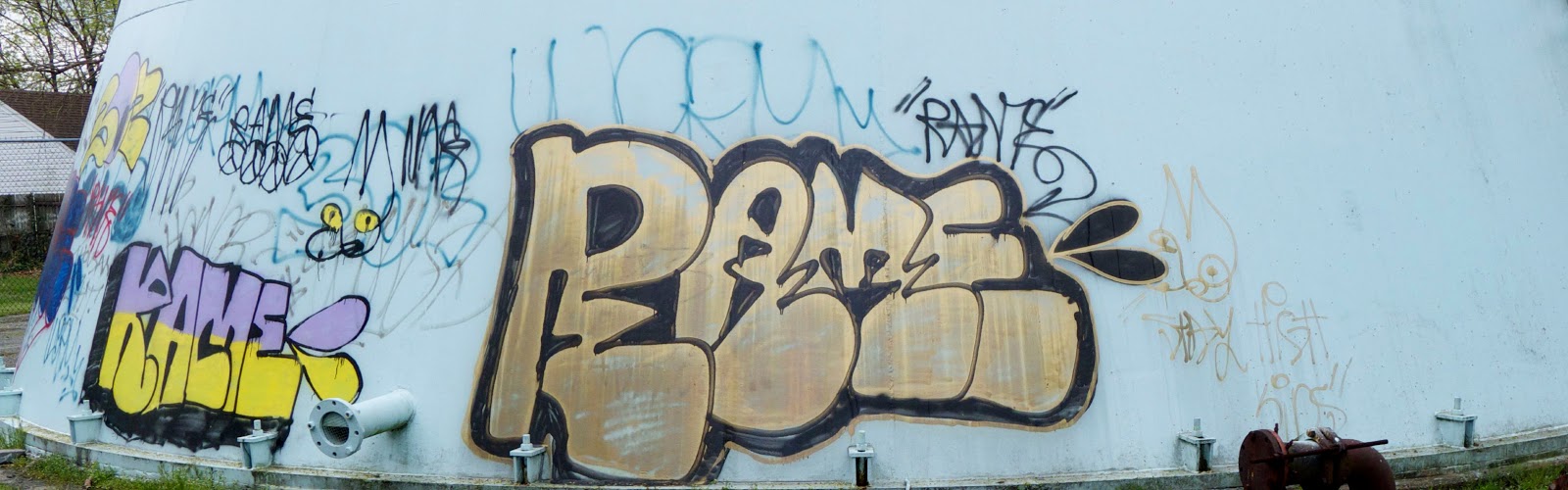 Delaware Anti Graffiti Brigades: Willow Run Graffiti - ROME RANE