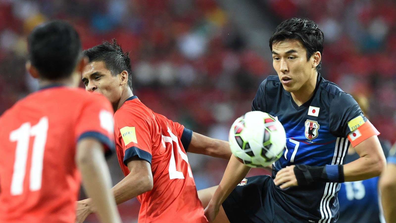 Japan 2016 Home Kit First Adidas 2016 Kit OnPitch Debut Footy
