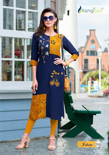 Rangjyot Ishita vol 1 daily wear kurtis