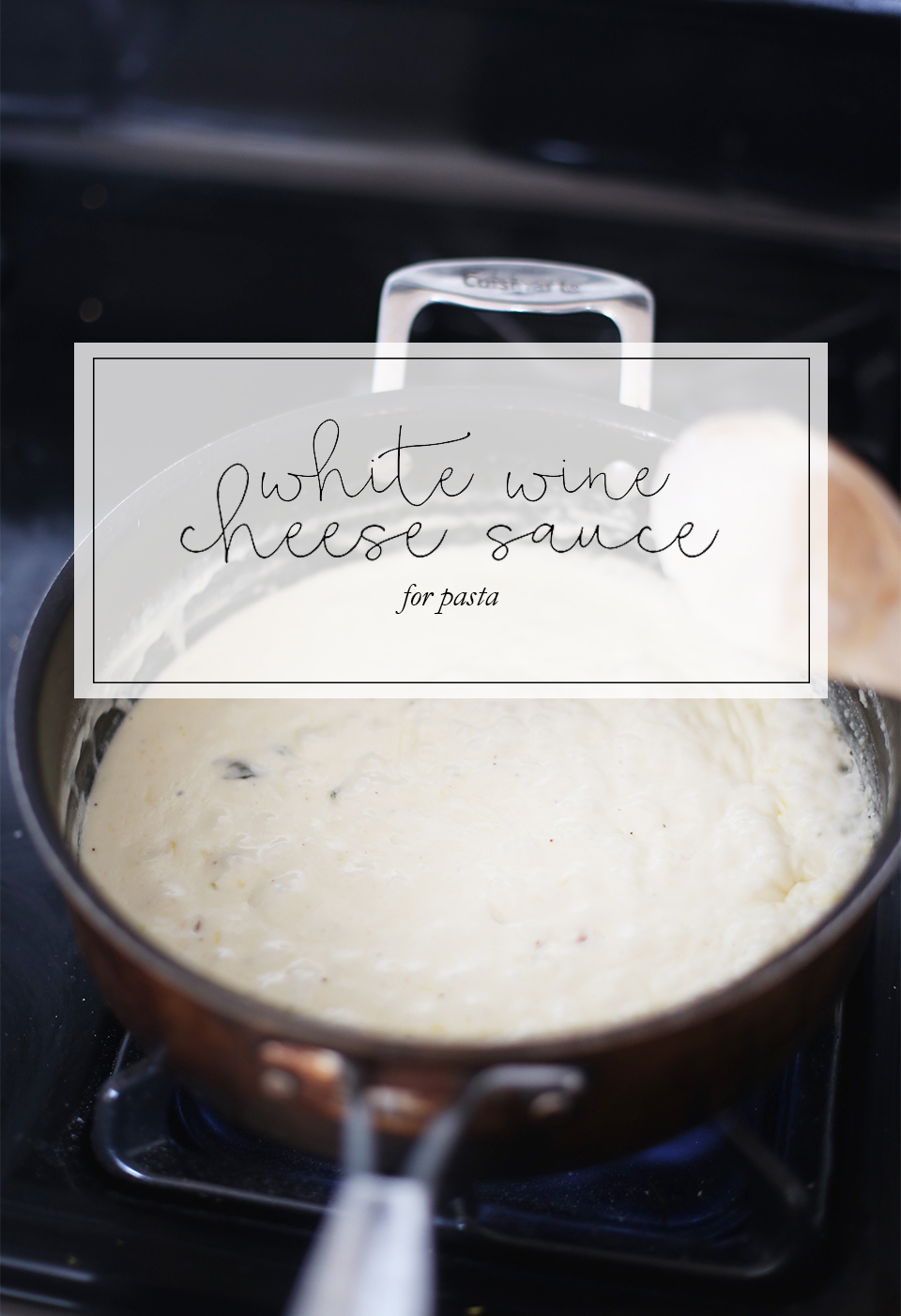 The Better Martha The Better Pasta in a White Wine Cheese Sauce