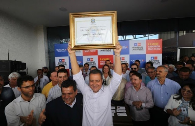 Governador Rui Costa recebe título de Cidadão Jacobinense