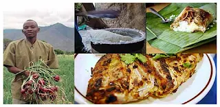 Attiéké is a traditional Côte d'Ivoire African dish made from fermented ground cassava roots