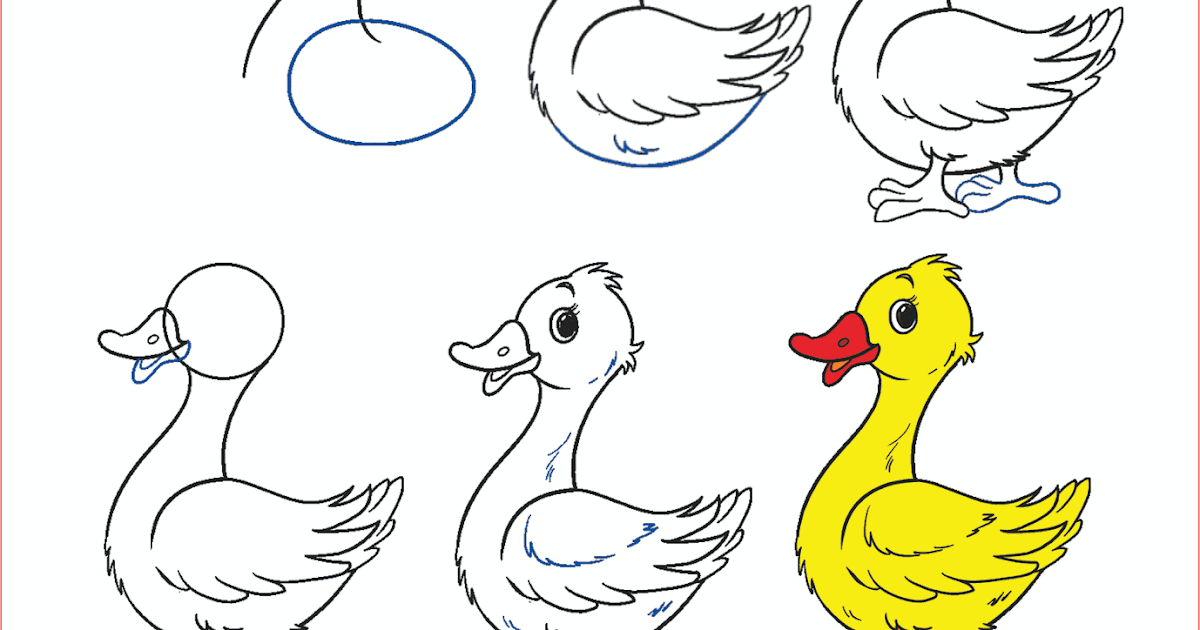 Gambar Bebek Dari Angka 3