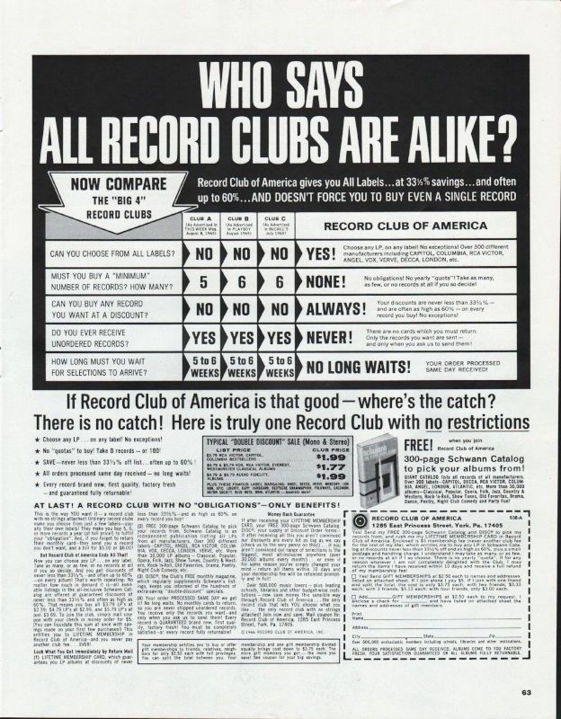 Great but Record Club of America (music)