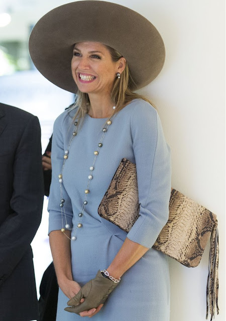 Queen Maxima of The Netherlands attended the opening of the renovated museum Ons ‘Lieve Heer op Solder’ in Amsterdam