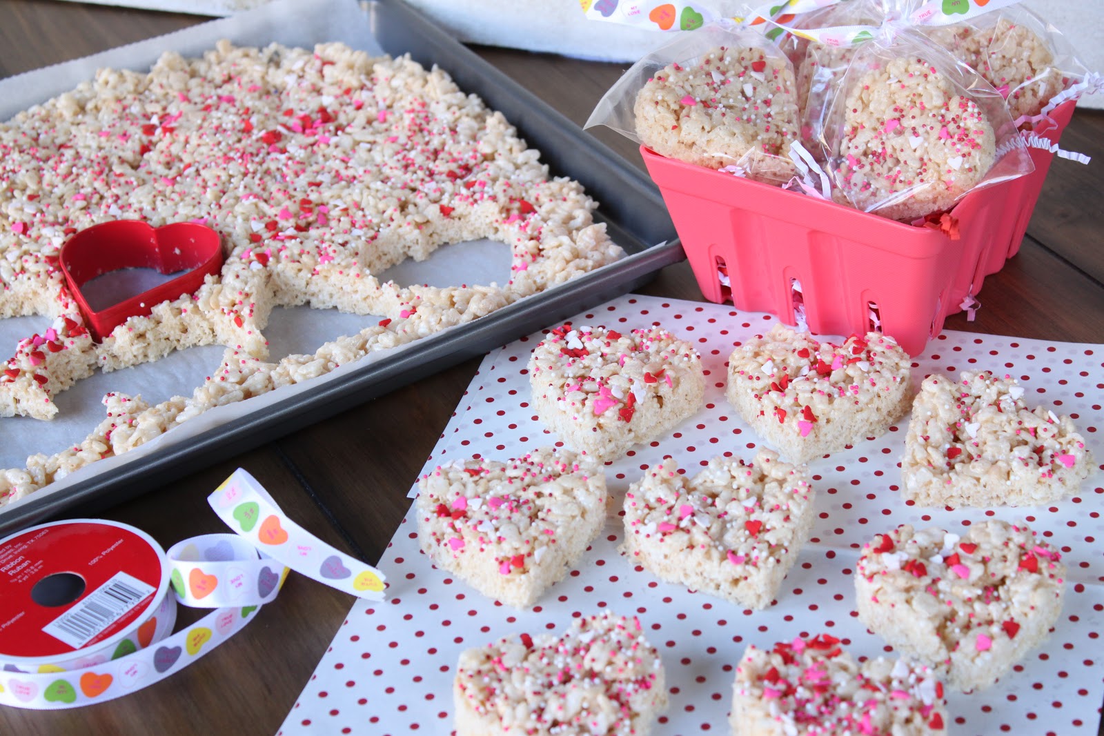 Crave. Indulge. Satisfy. Heart Rice Krispies Treats