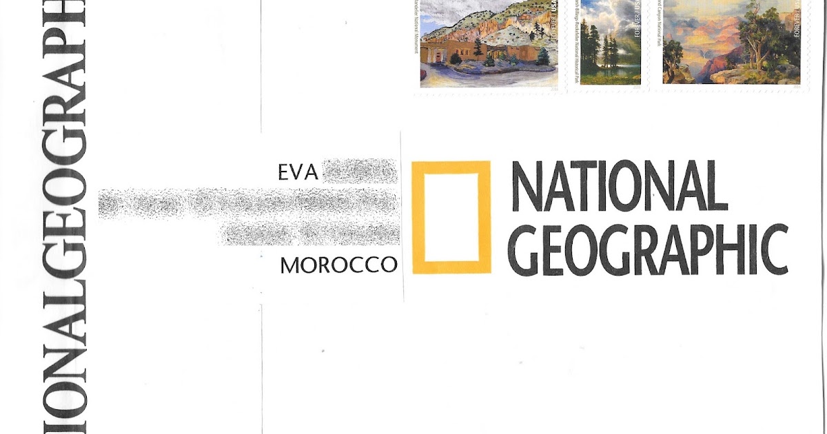 envelope 100 National Geographic, part 2
