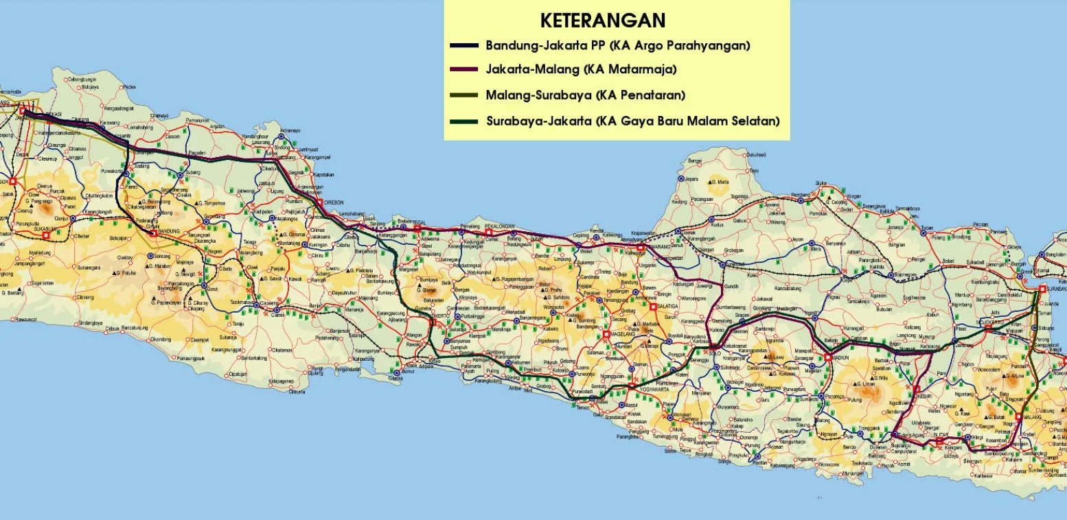 Jalur Kereta Api Jawa Timur
