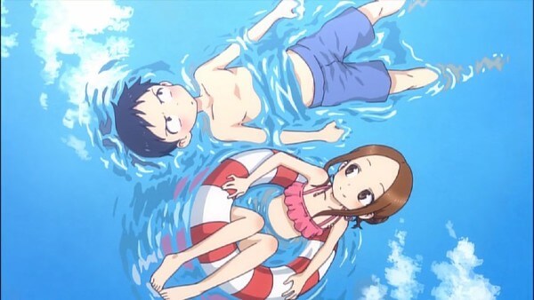 أوفا أنمي Karakai Jouzu no Takagi-san Water Slide مترجم أونلاين