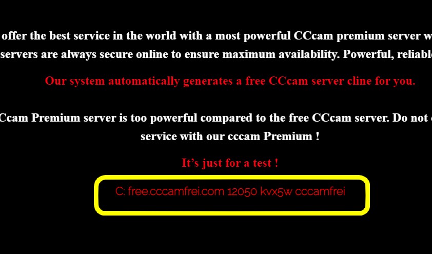 cccam test cline