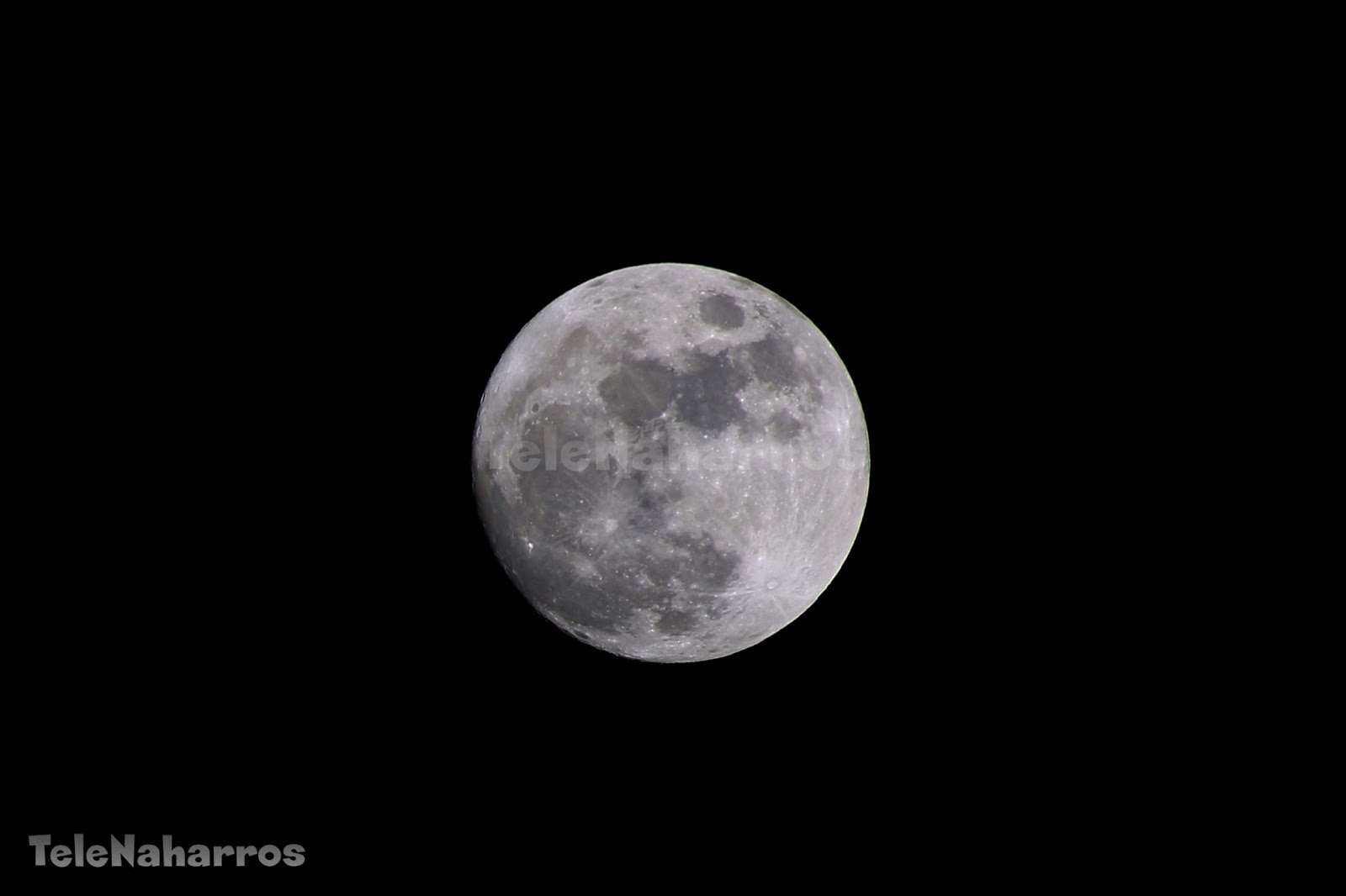 Luna llena en Navidad