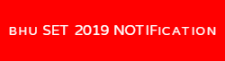 BHU SET 2020 NOTIFICATION