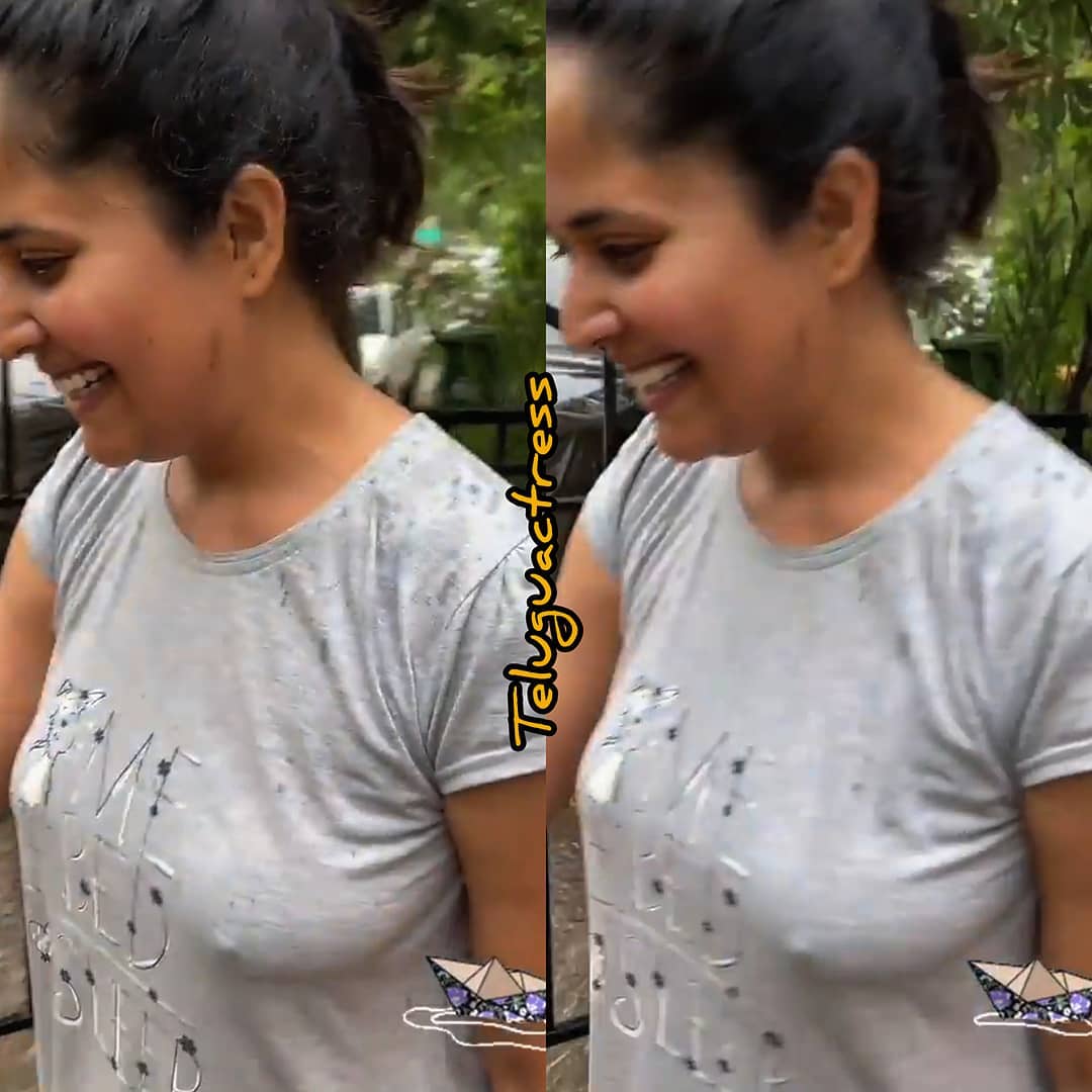 Anasuya Bharadwaj Nipple Pokies