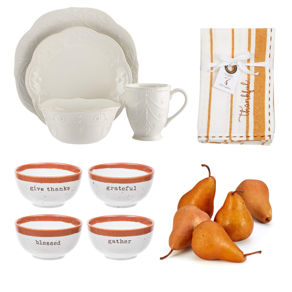 Hosting Thanskgiving this year? Here's 4 Easy Ways to Style the Perfect Thanksgiving Table neutral thanksgiving tablescape