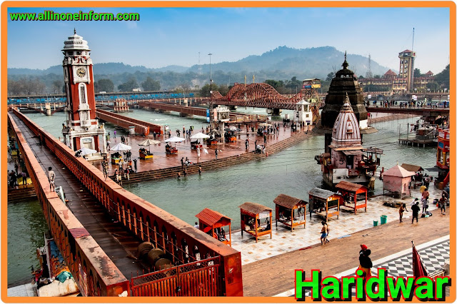 Haridwar In Uttarakhand. Here's an information about this field.