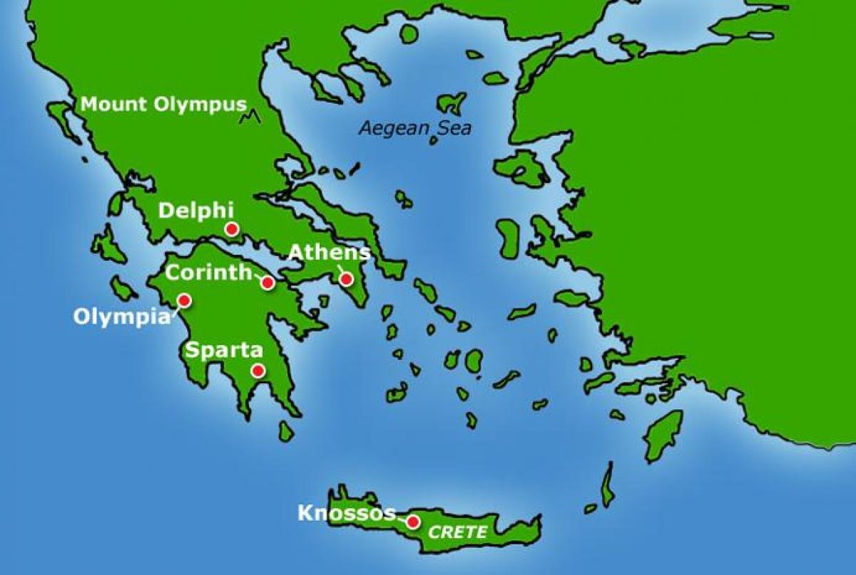 Ancient Greece Map Ks2 