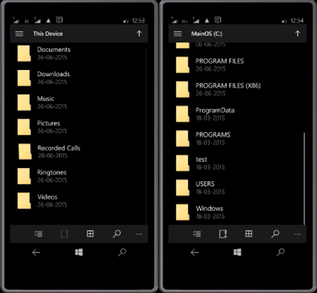 You Can Get Access To System Files In Windows 10 Mobile Due To A Bug In