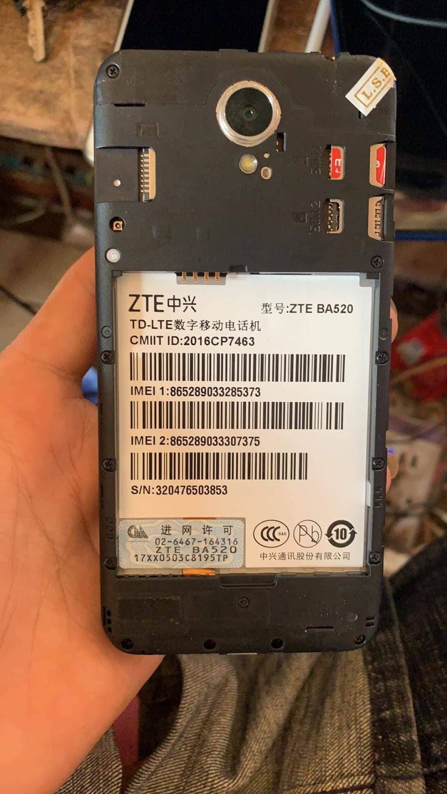 ZTE BA520 Rom Fix Camera Global Rom Play Store full Unlock Code