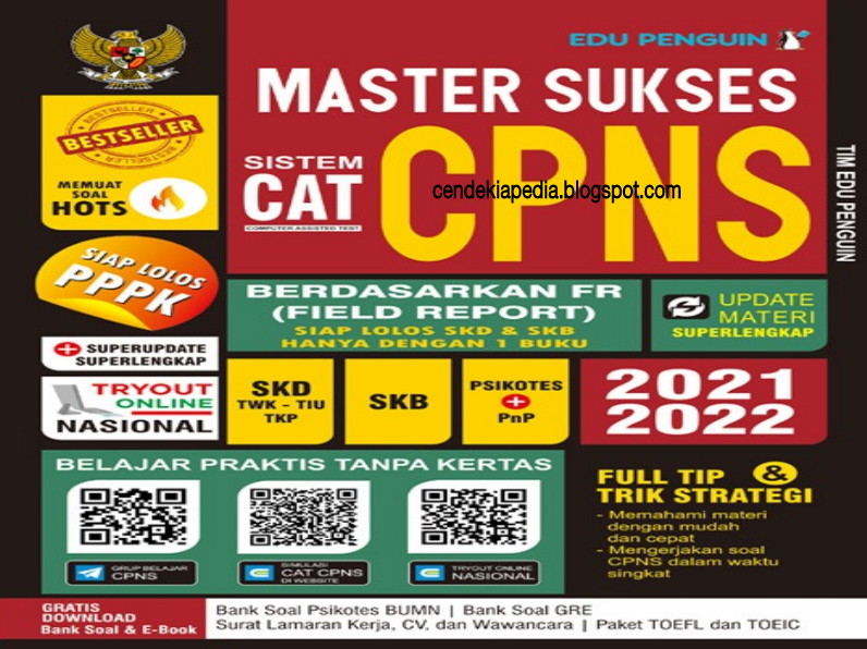 Unduh Ebook Master CPNS Berdasarkan FR (Field Report) Sistem CAT 2021