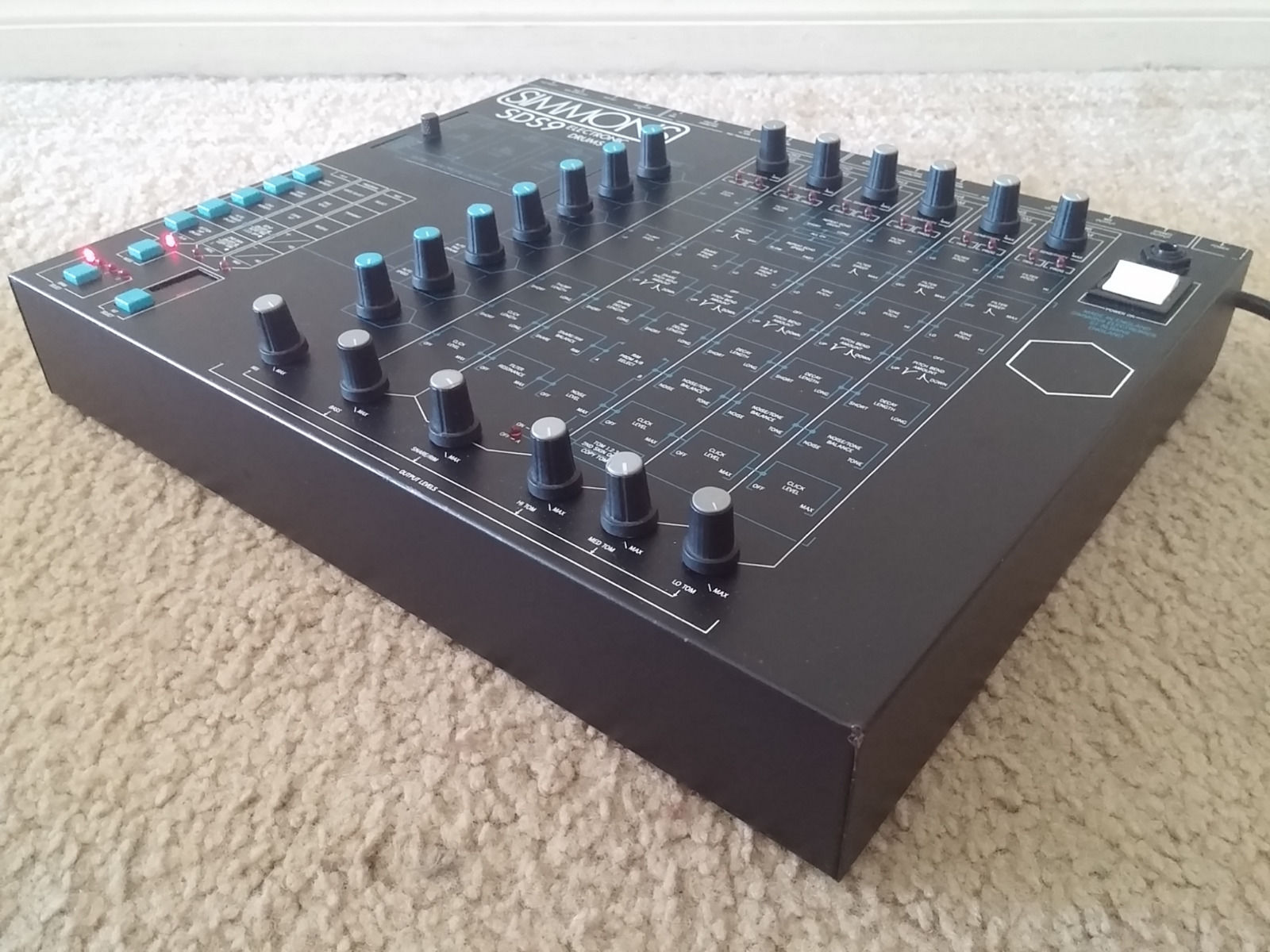 MATRIXSYNTH Vintage Simmons Electronic Drums SDS 9