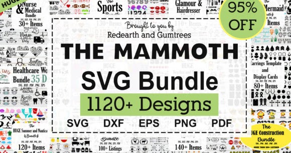 Download Free The Amazing Mammoth Crafting Bundle PSD Mockup Template