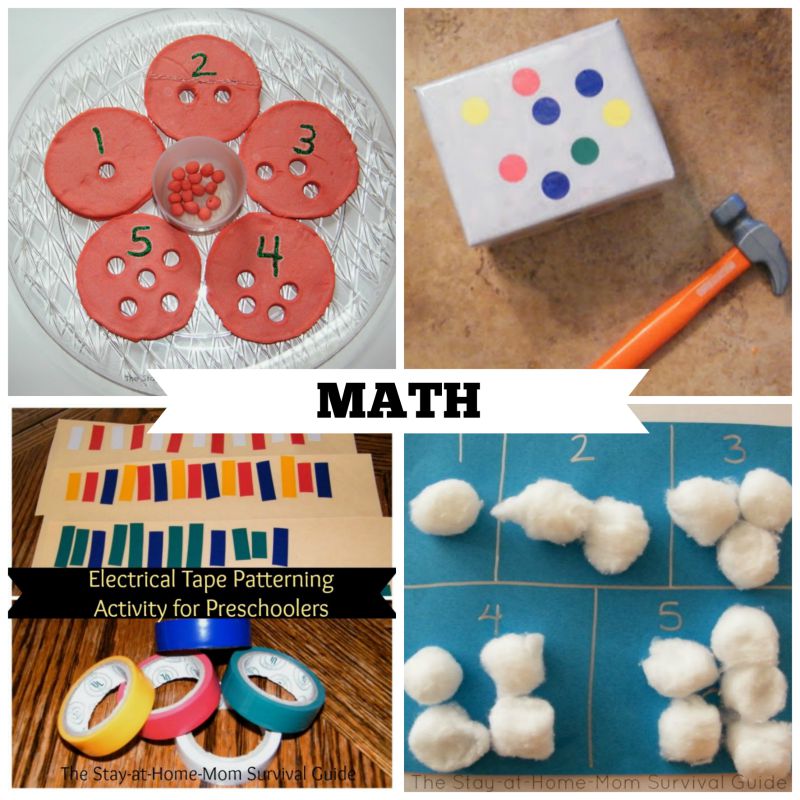 MATH%2BCOLLAGE - Math Games For Kindergarten