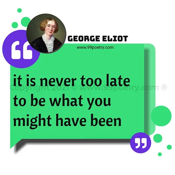English Quote George Eliot