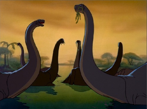 Dinosaurs in Fantasia 1940 animatedfilmreviews.filminspector.com