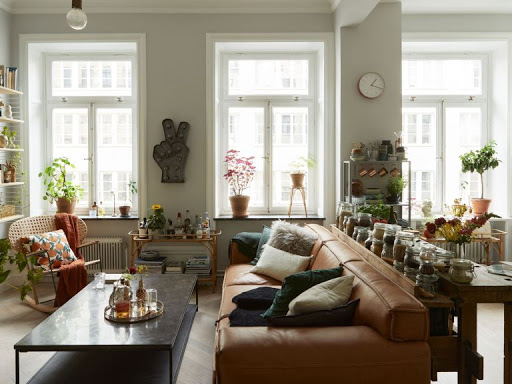 Decoración vintage en un apartamento de hoy