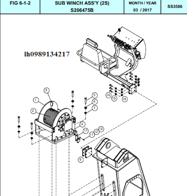 Tời phụ Dong Yang 15 tấn SS3504-SS3506-SS3506M Tời phụ Dong Yang 15 tấn SS3504-SS3506-SS3506M
