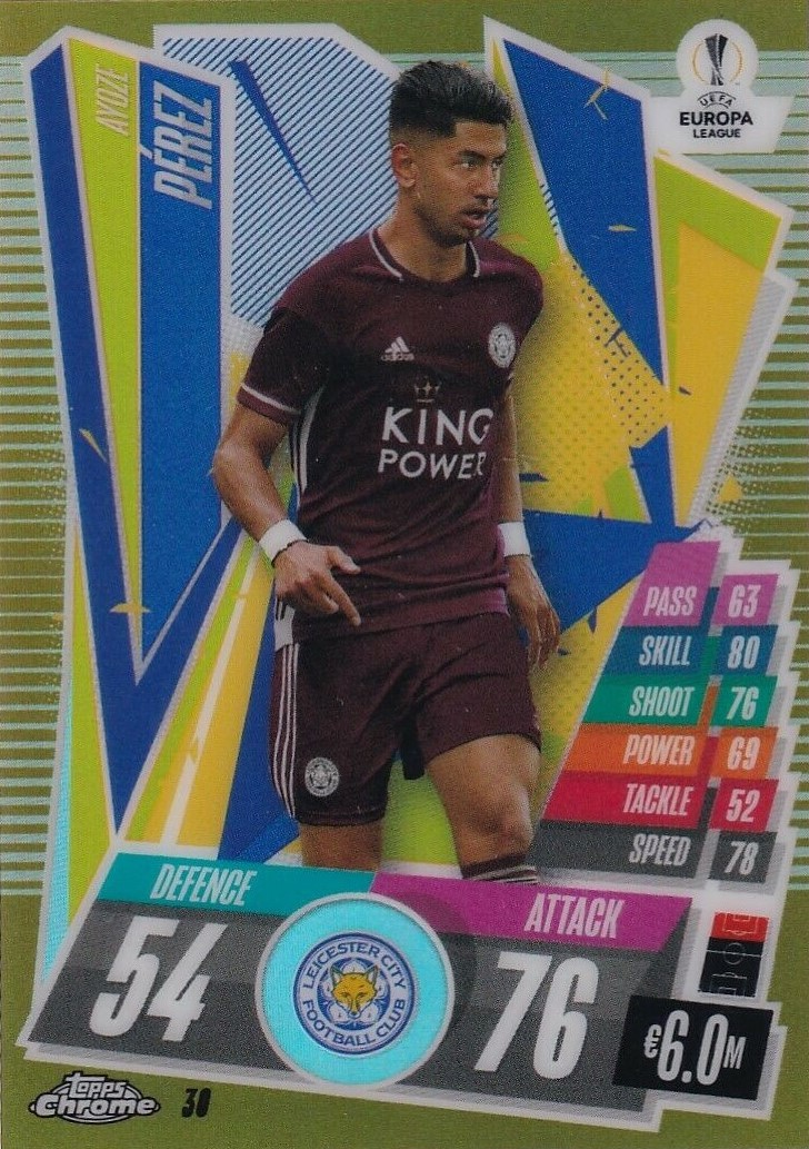 Trading Card Hub.UK Topps Match Attax Chrome 20202021 Leicester City