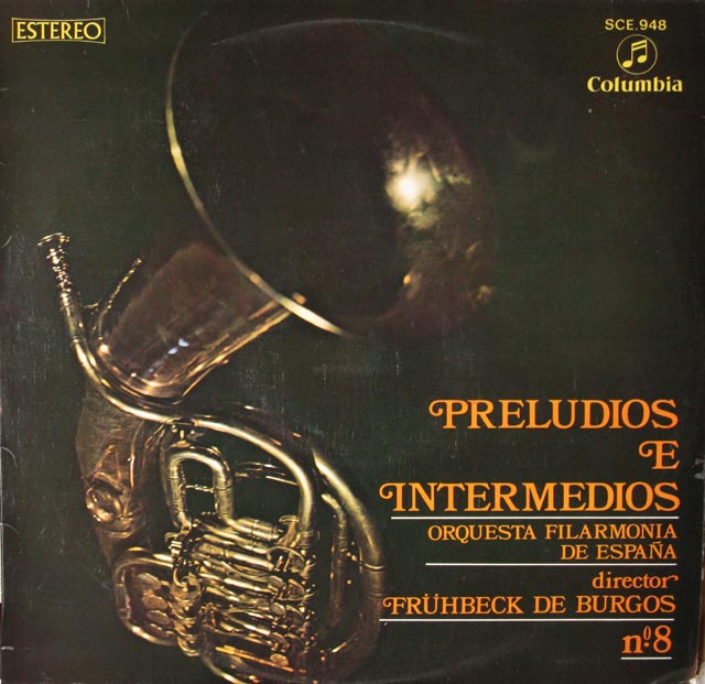 A Toda Zarzuela Rafael Frühbeck de Burgos Preludios e Intermedios Nº 8