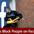 Block People On Facebook