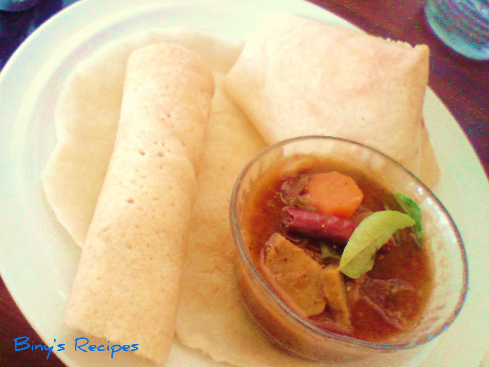 Binys Recipes Dosa without rice