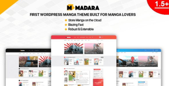 Madara – WordPress Theme for Manga v1.6.6.2 - All Version