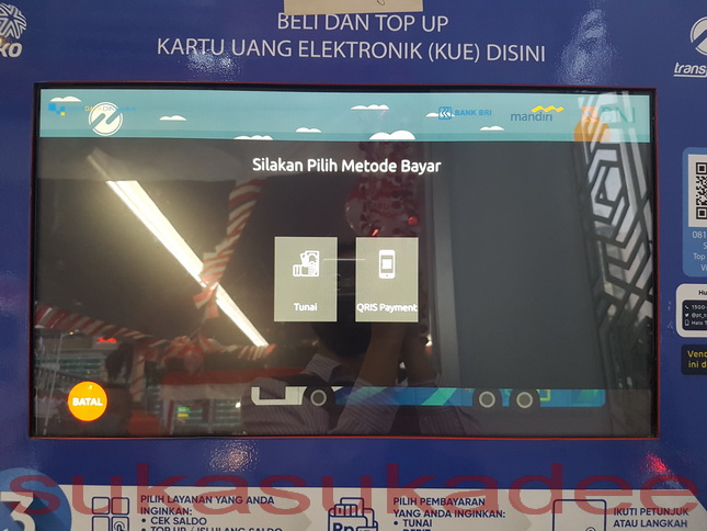 Mesin Kartu Uang Elektronik Di Halte Brt Transjakarta Sukasukadee